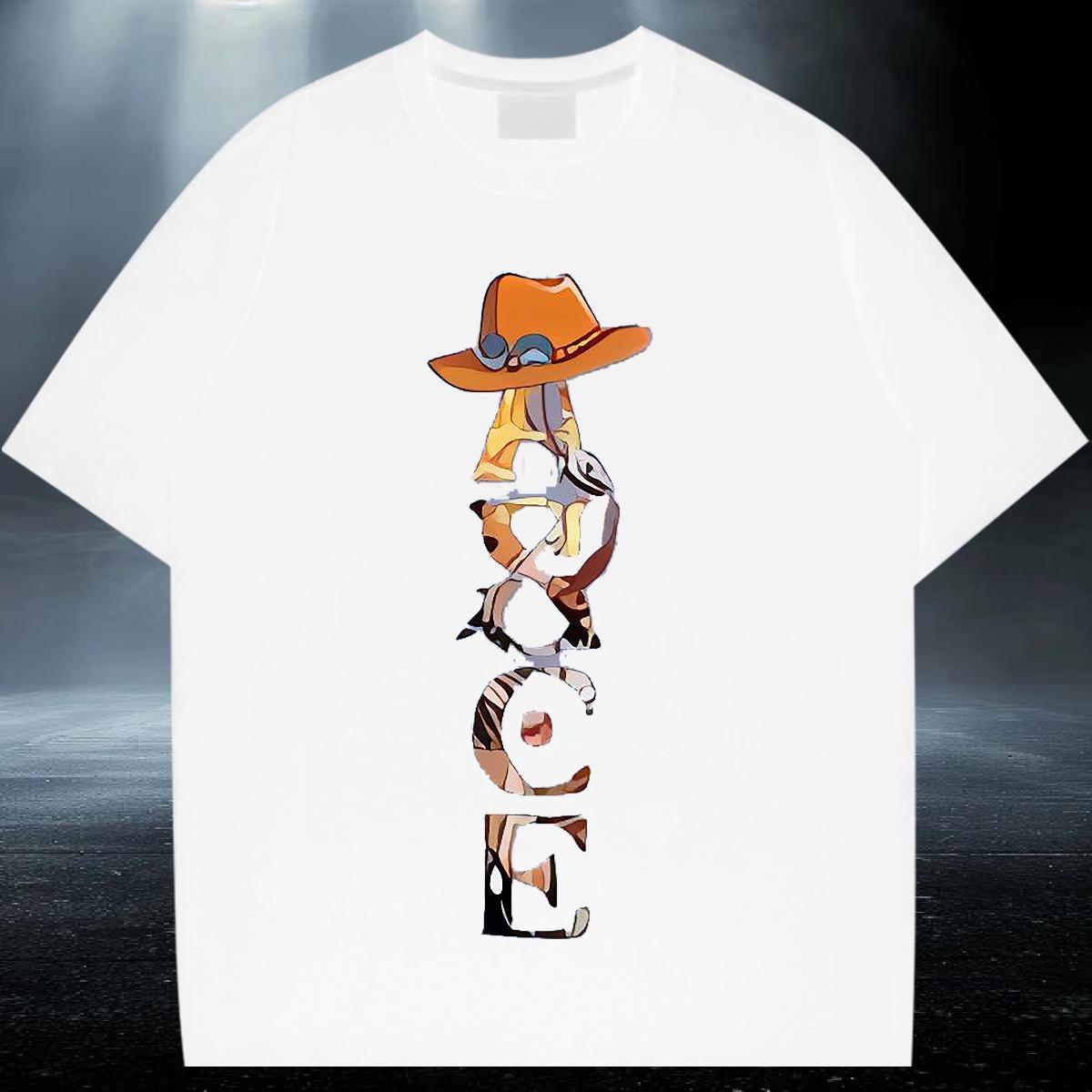 5A T Shirts Men Hip Hop Street Crew Neck Cotton Breathable Mens Tshirts 2024 Designer Customized Print Tee Shirt