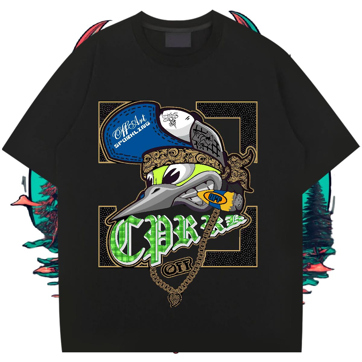 Designer T Shirts Men Street wear Hip Hop Crew Neck Cotton Men Clothes T-Shirt Factory Direct White Plus Size Polos