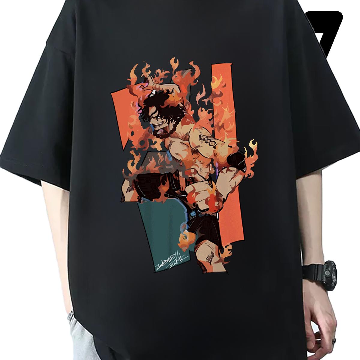 Classic Men Tees O-Neck Short Sleeve Cotton Daily Outfit Men T Shirts Plus Size Cartoon Stylist Tees Shirts