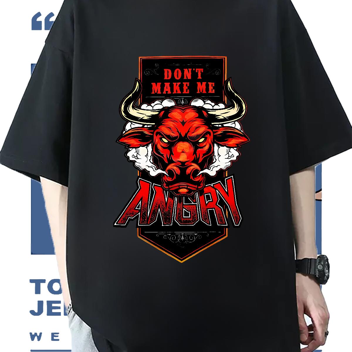 Loose Fit T Shirt For Man Anime Printing Street Round Neck Short Sleeve Men Tops Tees 2024 New Custom Cartoon Tee Shirt