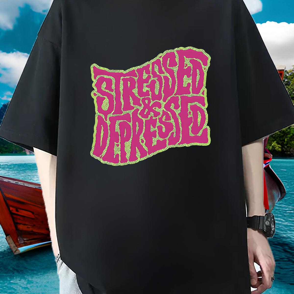 2024 T-Shirts Customized Print Casual Daily Wear Couples T Shirts Round Neck Short Sleeve Popular