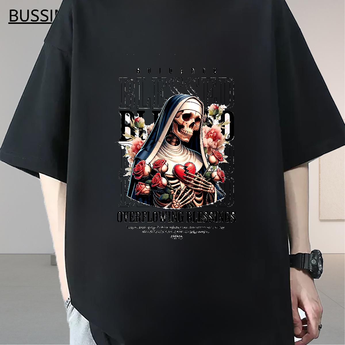 Cool Design Mens Tshirts Short Sleeve Cotton O-Neck Street Man T Shirts Plus Size Custom 2024 DIY Tees