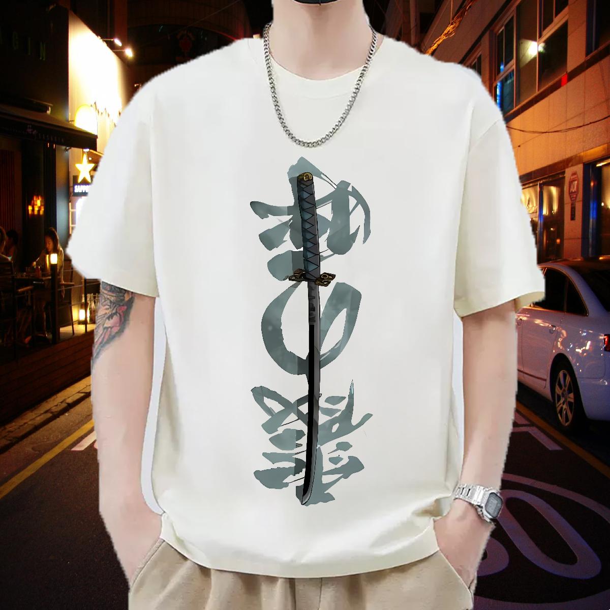 Wholesale T-Shirts for Men Street Wear Round Neck Short Sleeve Couples T Shirts Fashion Design Asian Size Clothes