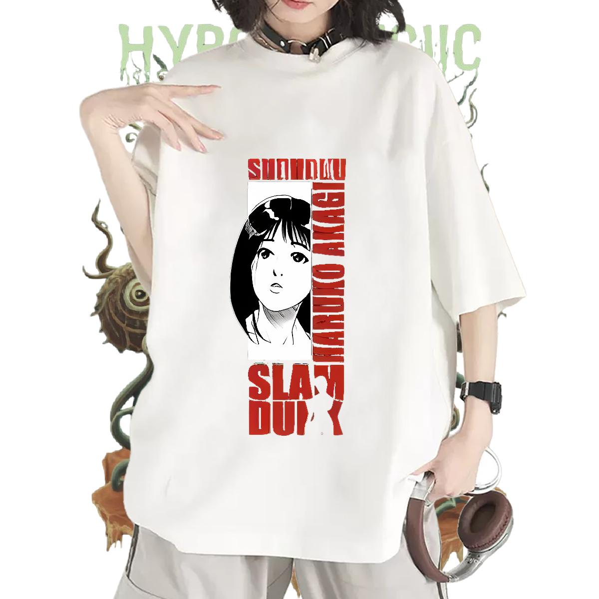 Loose T shirt Short Sleeve Cotton O-Neck Wear Daily Outfit Brand Women Tees Cartoon Printing S-3XL