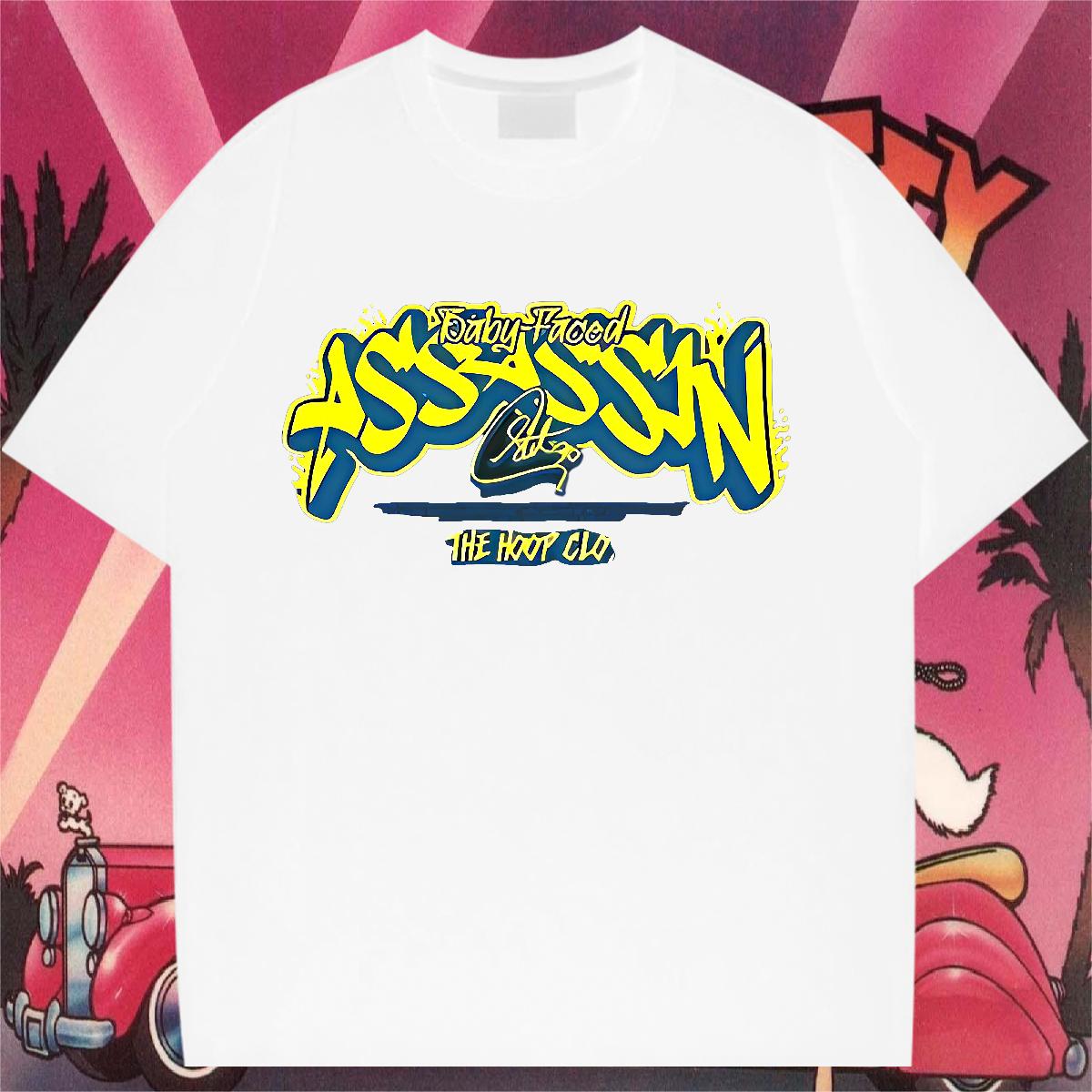 Designer Fashion Mens T Shirts Black Oversized High Street Hip Hop Tshirt for Man Woman Round Neck Short Sleeve 5A