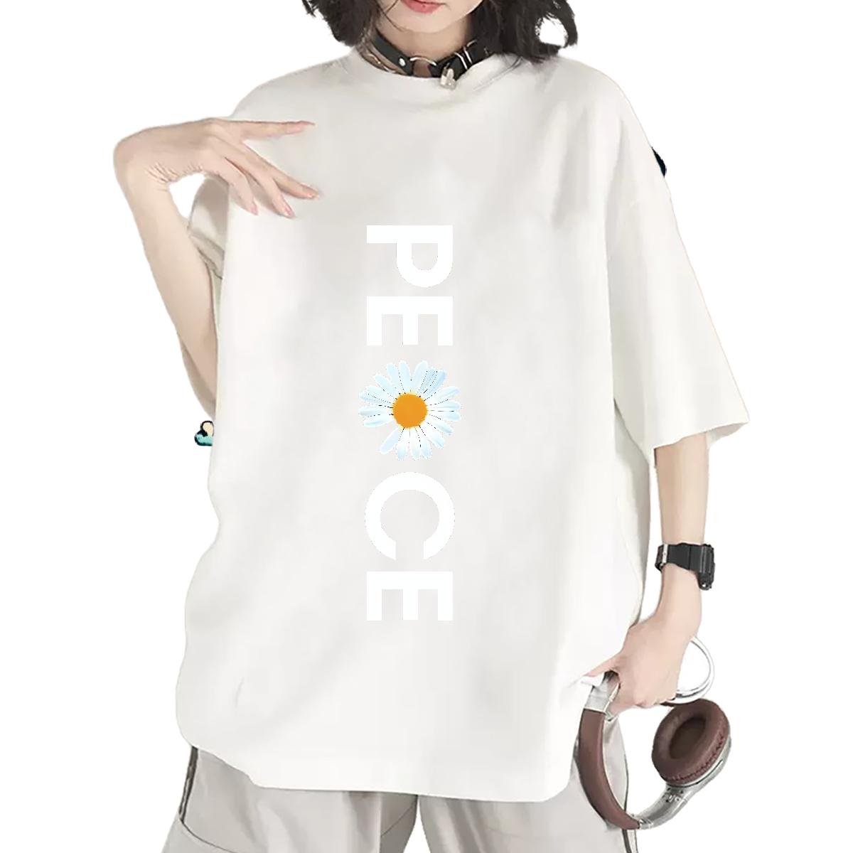 Cotton Breathable Soft T shirt 2024 Designer Casual Womens Tshirts Custom Cartoon Popular Top Tees