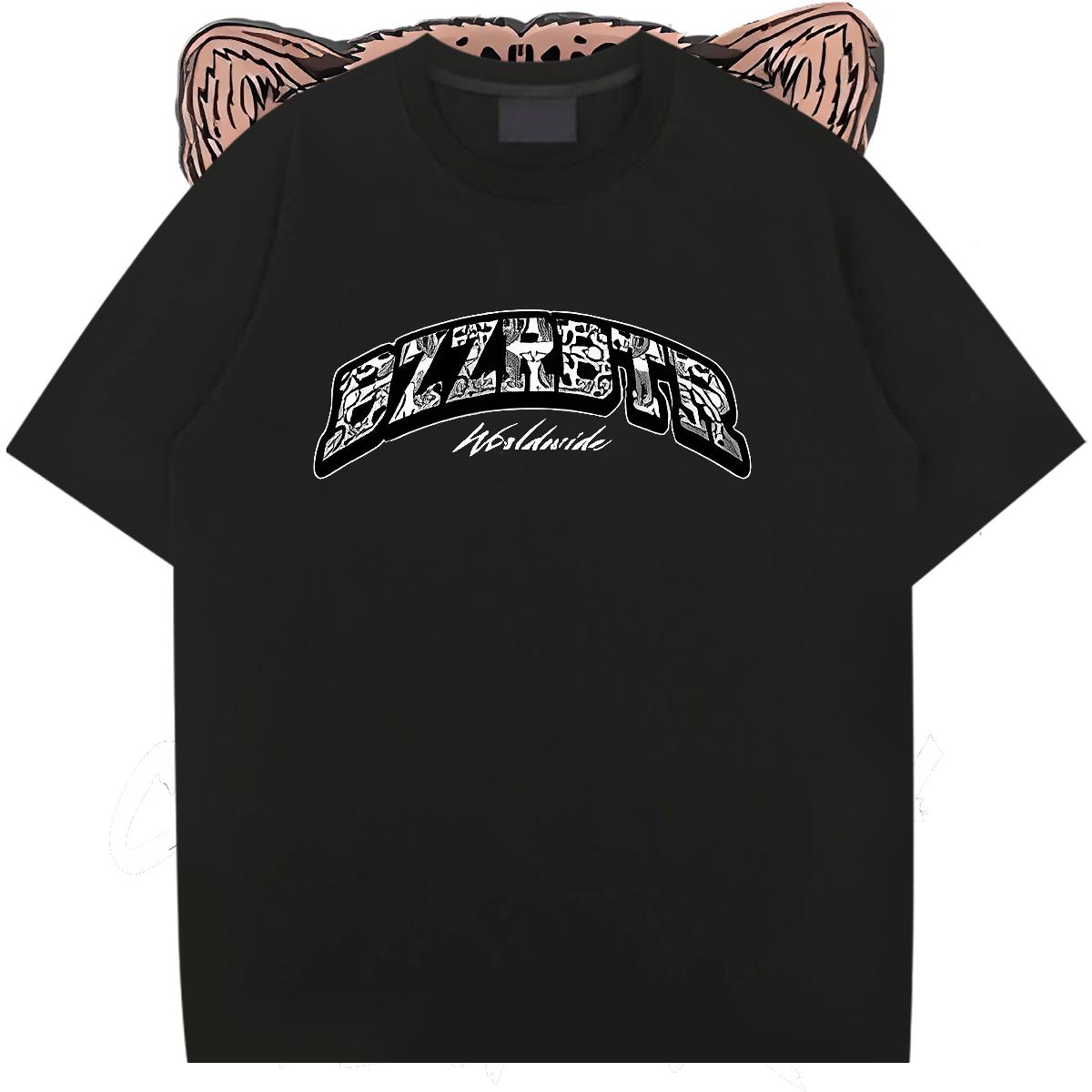 Wholesale T Shirts Men Plus Size Cartoon Men Tshirts Anime Printing Street Cotton Breathable Soft Unisex Polos