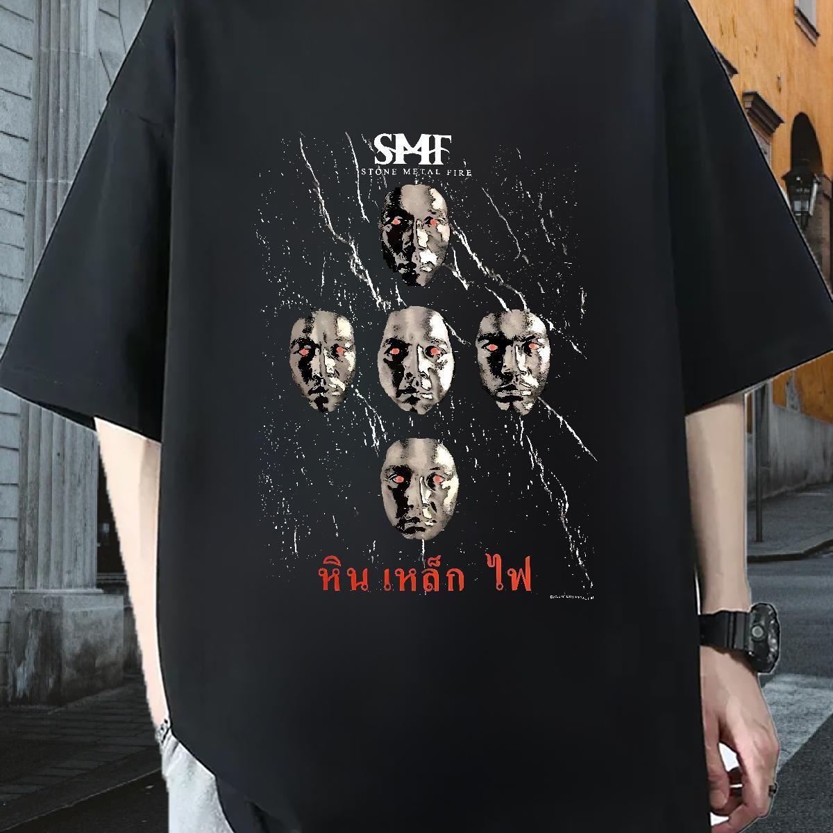 Factory Direct T shirt Cartoon Print Street Casual Tshirts Short Sleeve Cotton O-Neck Soft