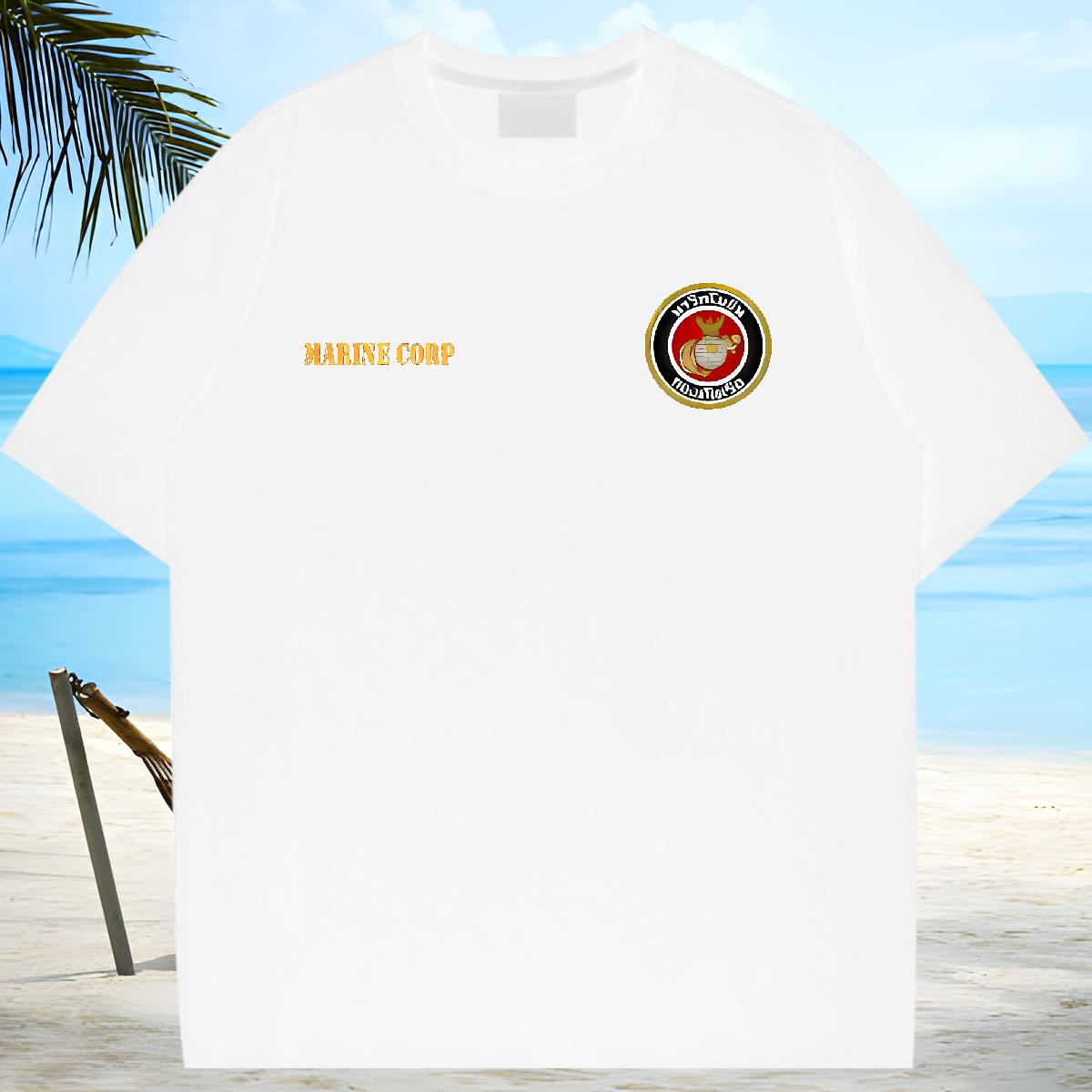 Loose T shirt Cotton Breathable Clothings Sports Street Wear 2024 Couples T Shirts Cartoon Printing S-3XL