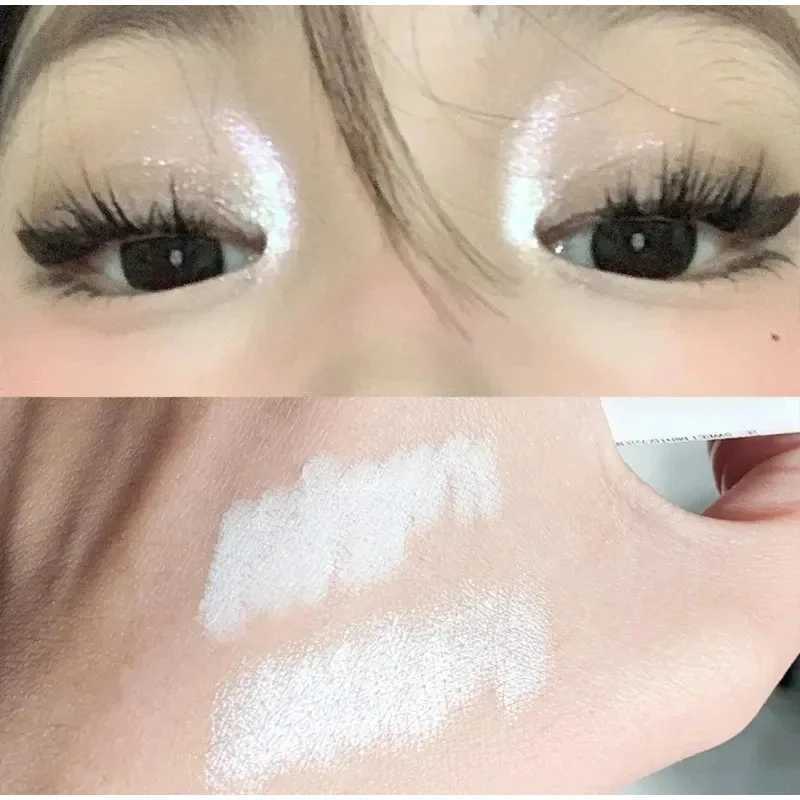 Waterproof diamond glitter eye shadow eyeliner pen silk highlighter pen white silver Korean eye shadow makeupW240730