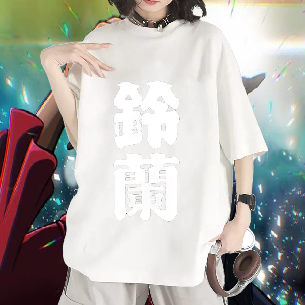 Soft Women T Shirts Breathable Short Sleeve Tees Sports Street Wear 2024 DIY Women Tees Cartoon Anime