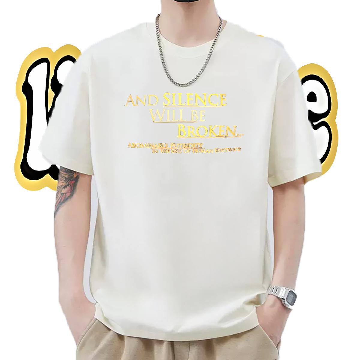 Casual New T-Shirts for Men Cartoon Print Daily Outfit Tshirt for Man Woman Cotton O Neck Short Sleeves High Quality