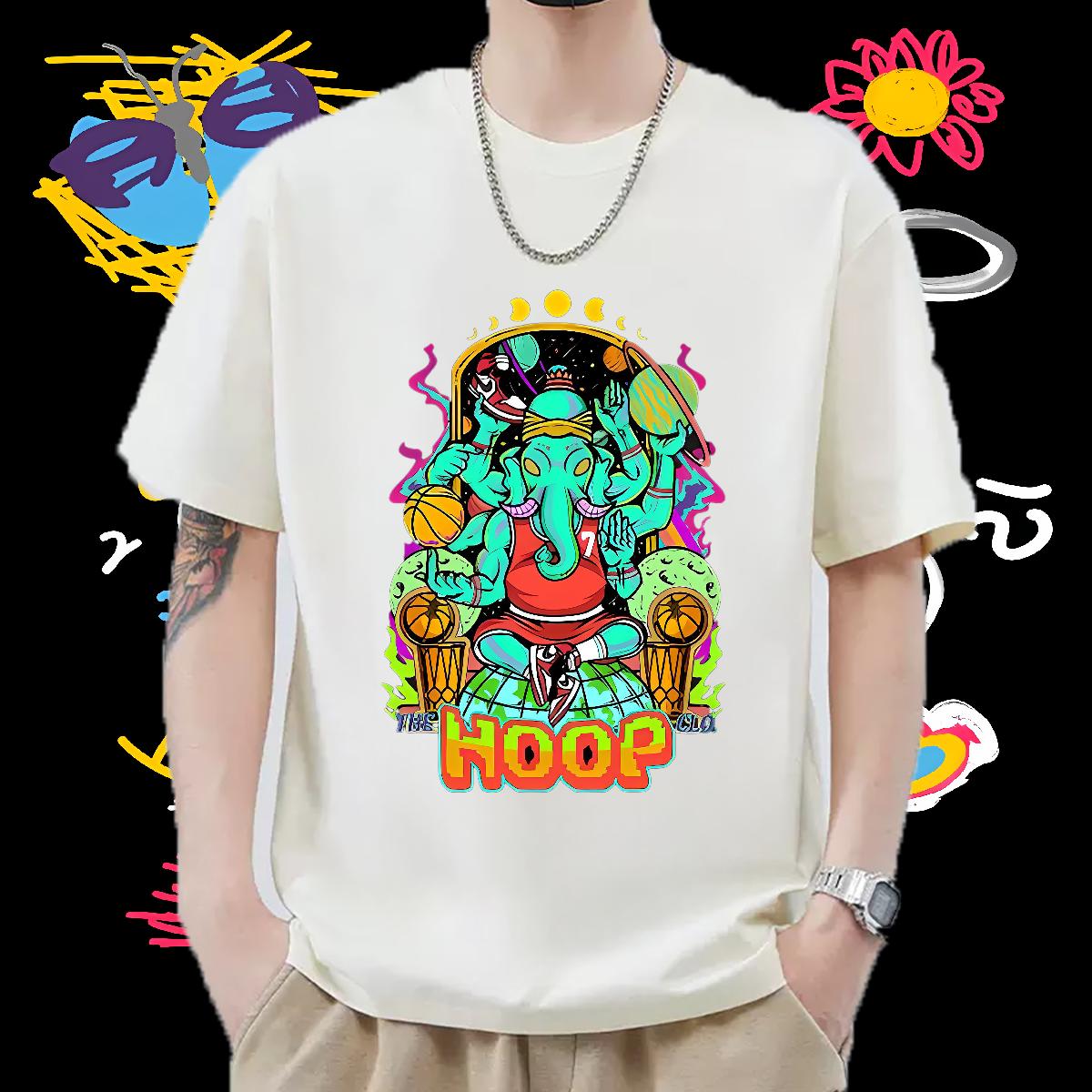 Unisex Couples T Shirts 180g Cotton Street wear Hip Hop T Shirt For Man Custom Printed Wholesale Clothes