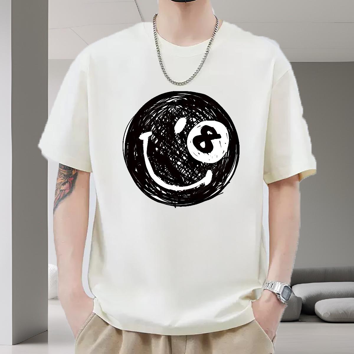 Wholesale Mens Tshirts Cotton O Neck Short Sleeves High Street Hip Hop T-Shirts for Men Customized 2024 DIY Tops Tees