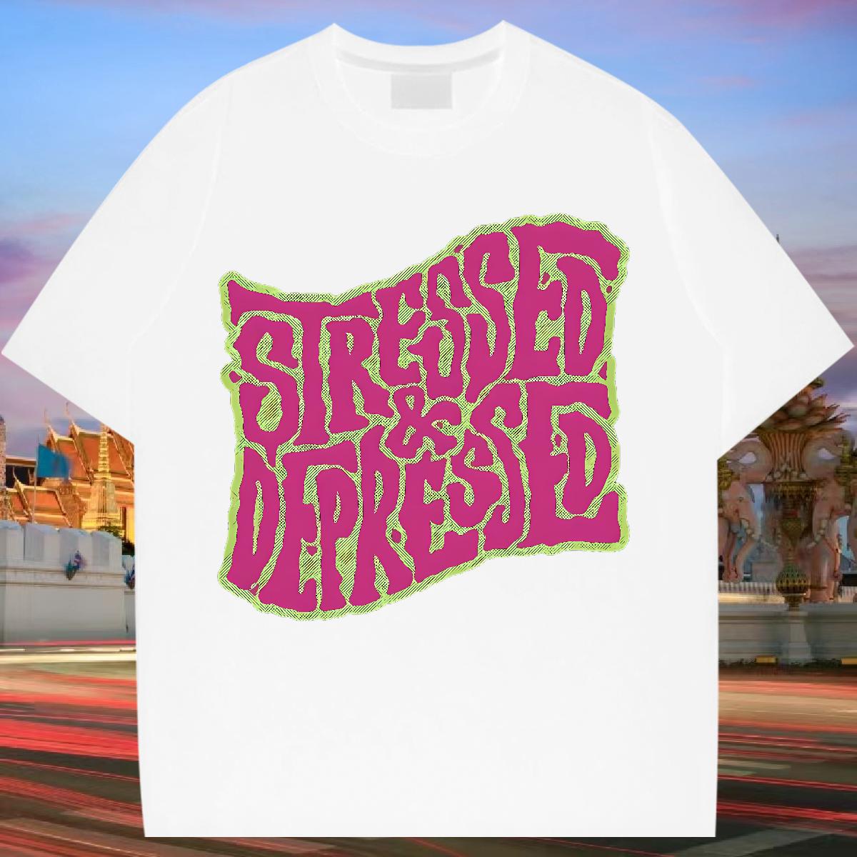 Brand Men T Shirts Casual Beach O-Neck Short Sleeve Cotton Men Tees Designer Fashion DIY Printed Tops