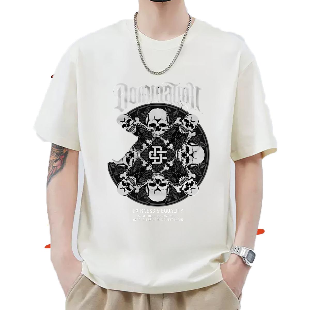 Casual New Man T Shirts DIY Mens Tshirts Casual Daily Wear Breathable Short Sleeve Loose Fit Tees Shirts