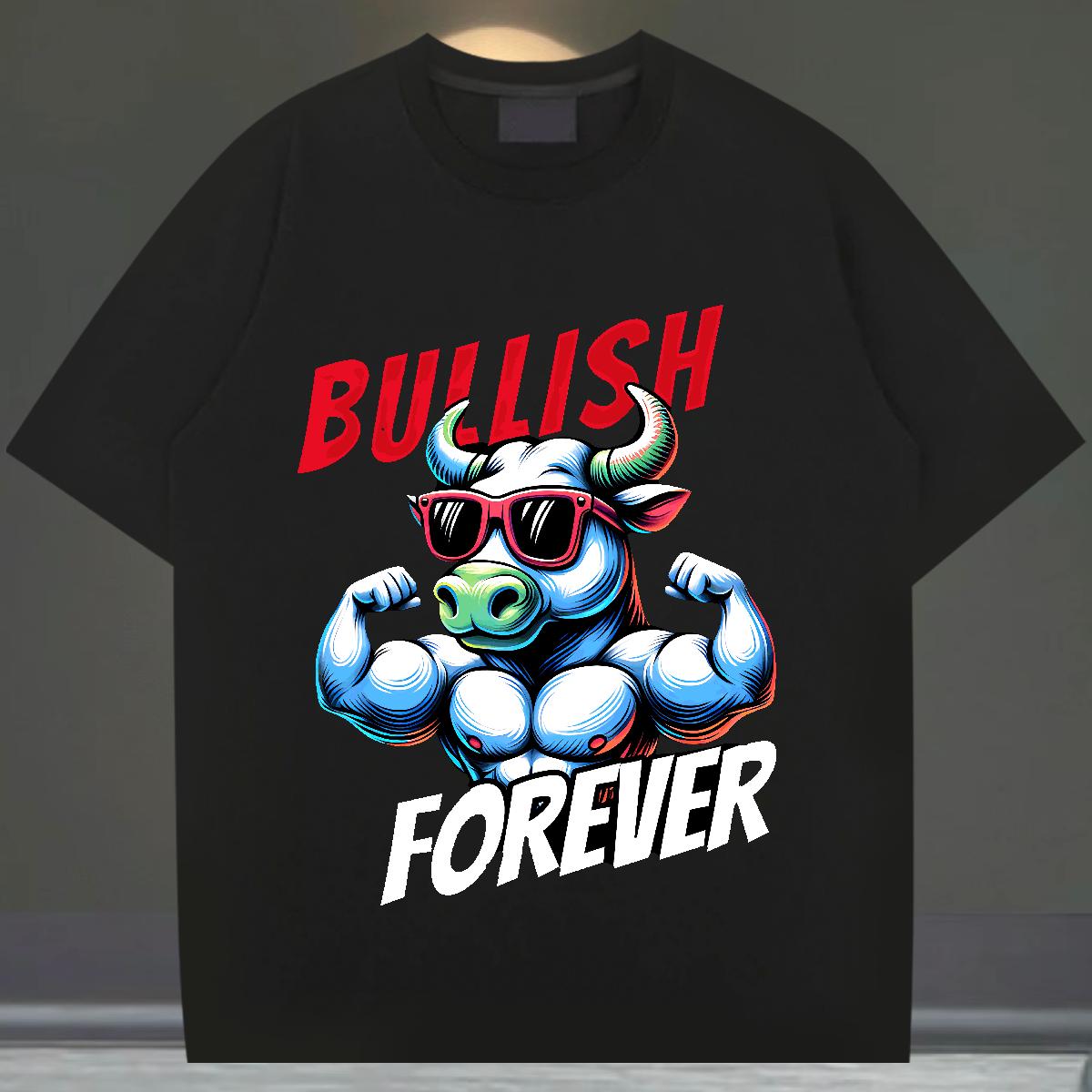 Loose Tshirts Cotton O Neck Short Sleeves Hip Hop Street Man T Shirts Cartoon Print 2024 Summer Top Tees