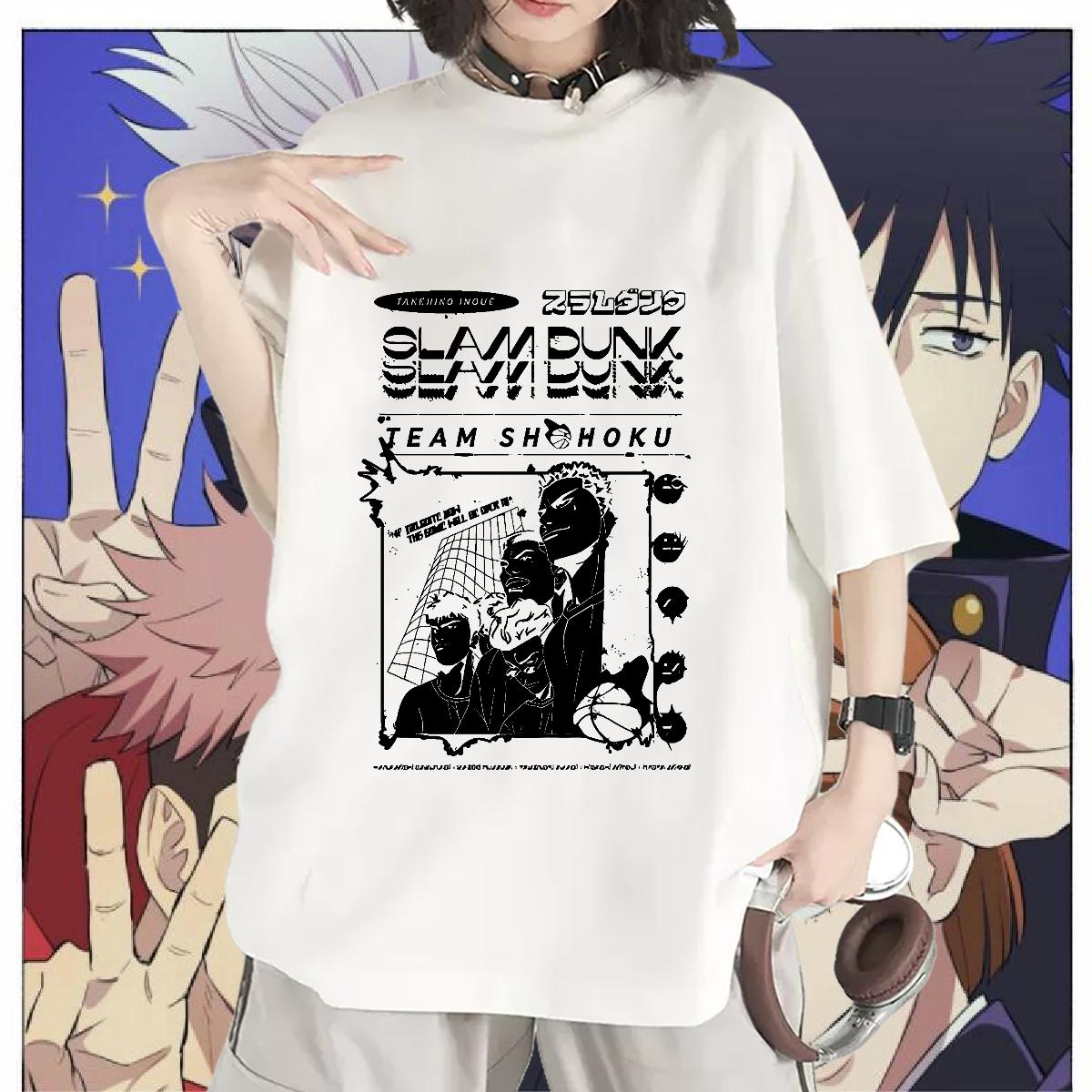 Factory Direct Women T Shirts O-Neck Short Sleeve Cotton High Street Hip Hop Women Tees Custom Anime Loose fit Tops Tees