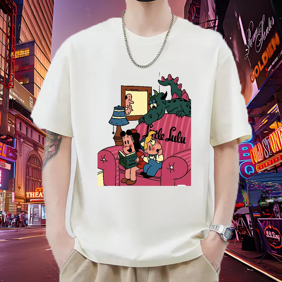 DIY T-Shirts for Men Custom Printed Street Mens Tshirts Cotton Breathable Soft 5A