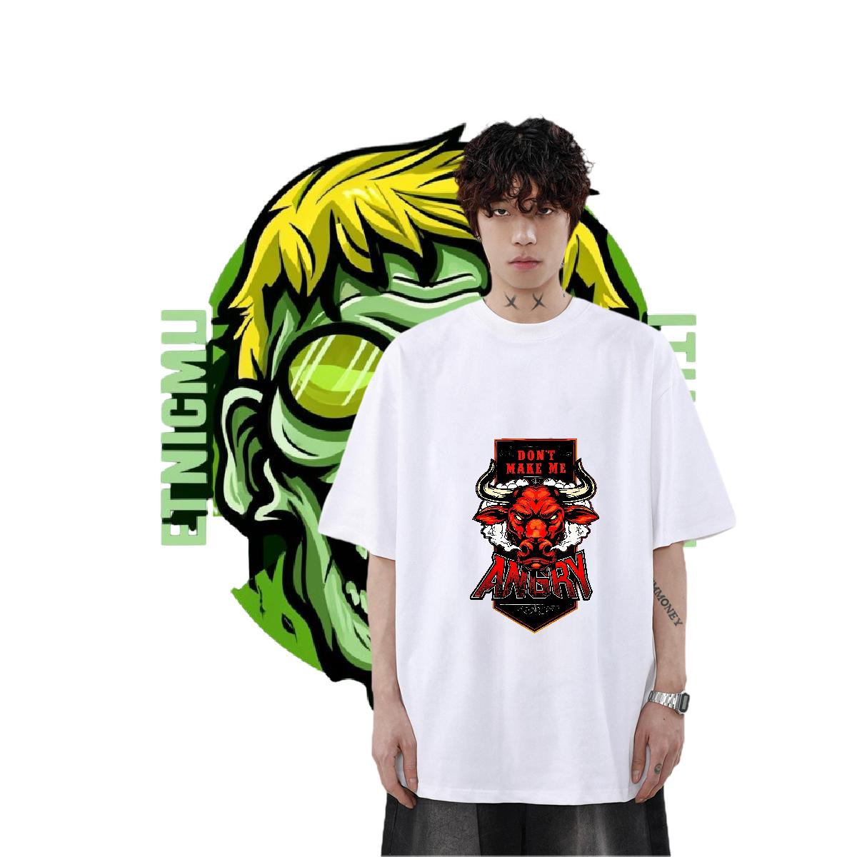Brand T-Shirts for Men DIY Anime Outdoor Men Tees Breathable Crew Neck Cool