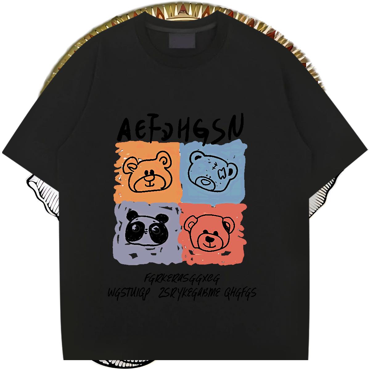 Designer Men Tshirts Short Sleeve Cotton O-Neck Summer Casual T-Shirts for Men DIY Logo Classic Casual Tops Shirt