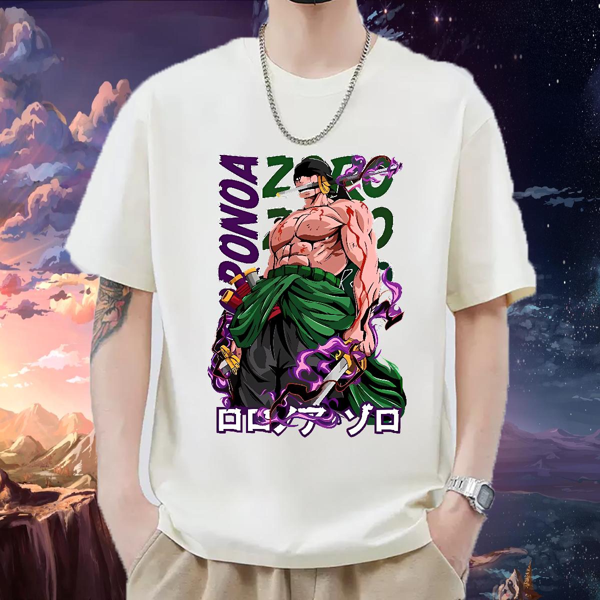 High Quality Men T Shirts Casual 180g Cotton Men Tees 2024 DIY Cartoon Printing S-3XL Tees Shirts