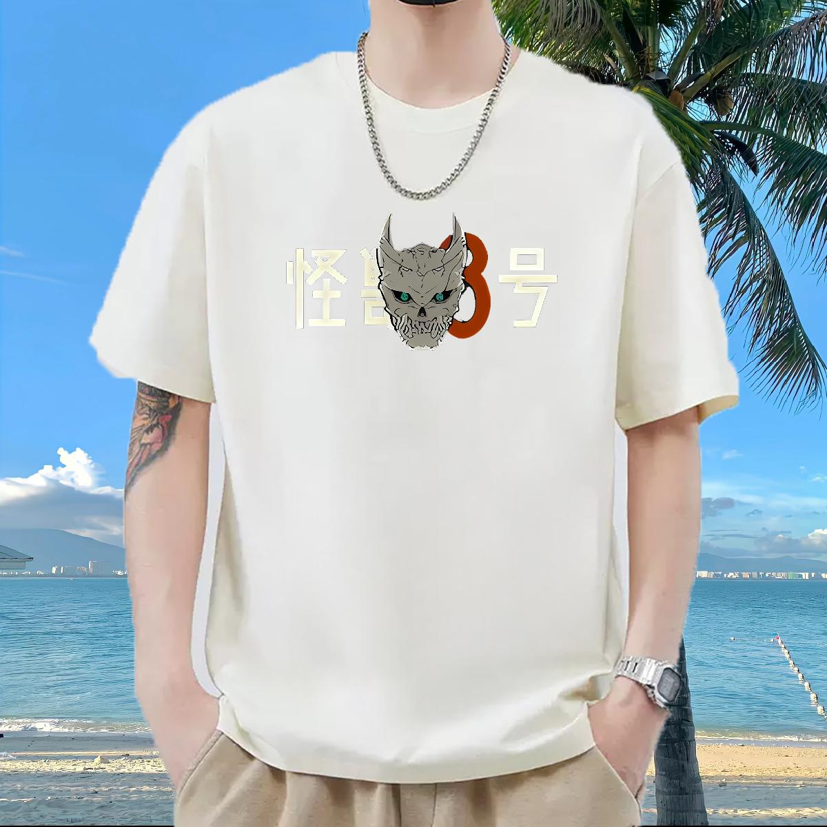 Fashion New T Shirts Men Plus Size Custom Sports Casual Men Tops Tees Breathable Crew Neck Cotton Popular