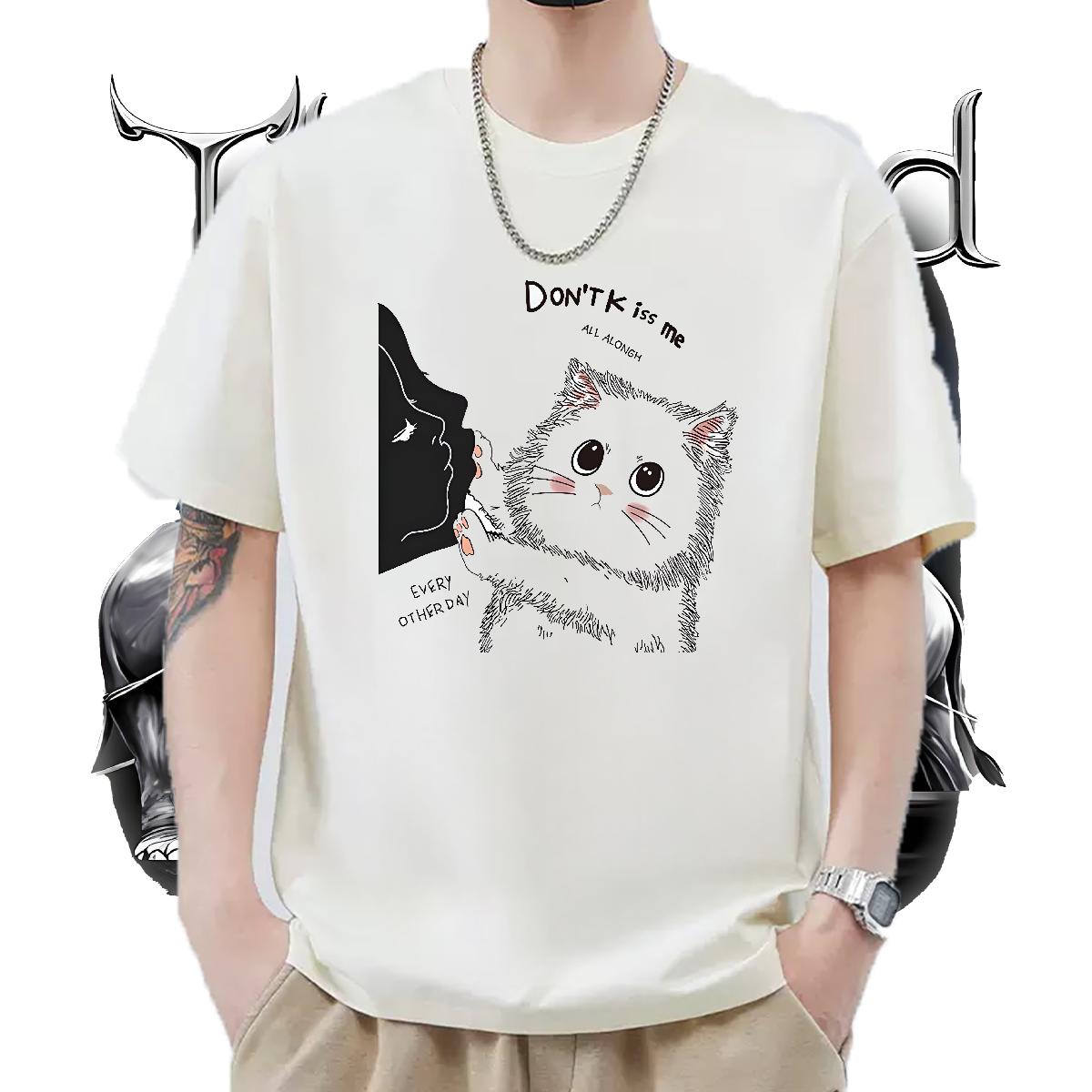 New Arrival T-Shirts DIY Anime Beach Mens Tshirts Breathable Short Sleeve Soft