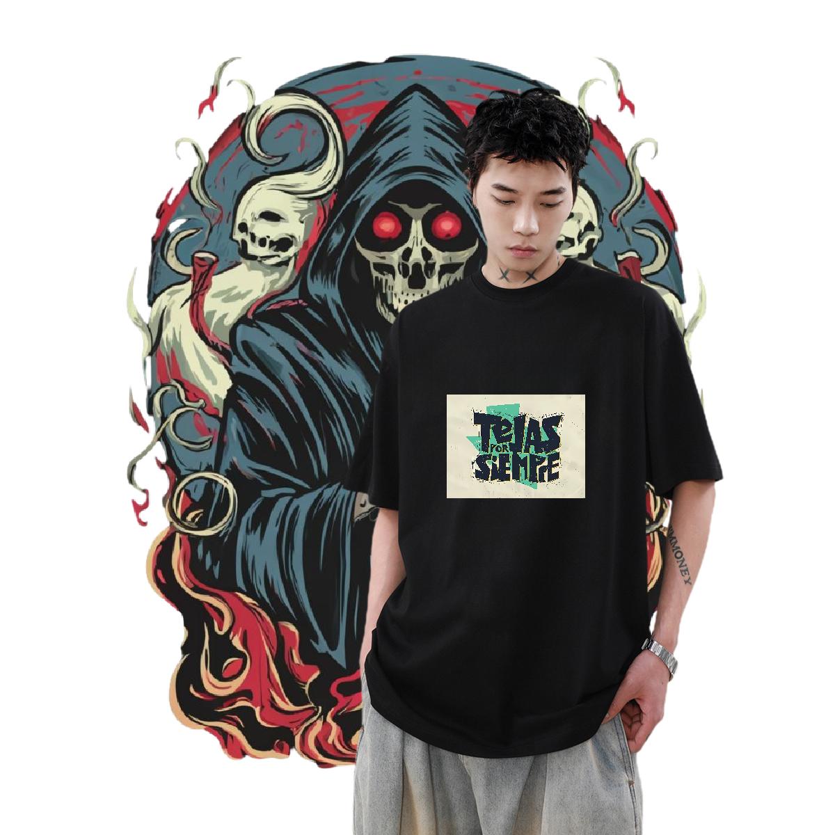 Fashion New T Shirt For Man Cartoon Print Mens Tshirts Sport Breathable Crew Neck Wholesale Tees