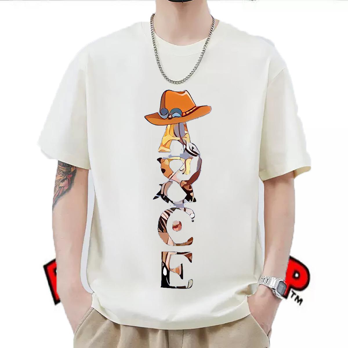 2024 New T Shirts Men DIY Printed Casual Daily Wear Men Tops Tees Breathable Crew Neck Cotton Classic