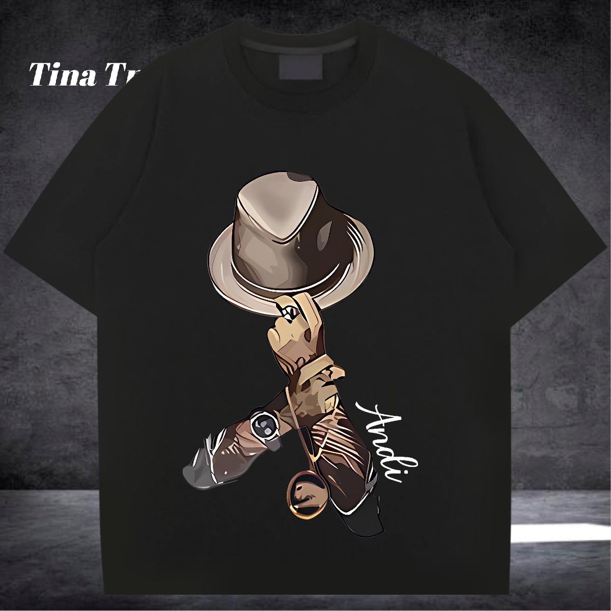 Cool Design T-Shirts Casual Beach Breathable Short Sleeve Men Tshirts 2024 Summer Anime Print Tees Shirts