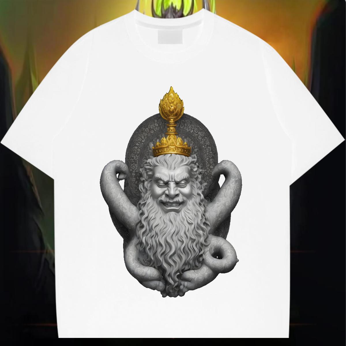 5A Tshirts Round Neck Short Sleeve Summer Casual T shirt Cartoon Printing S-3XL 2024 Summer Tees Shirts