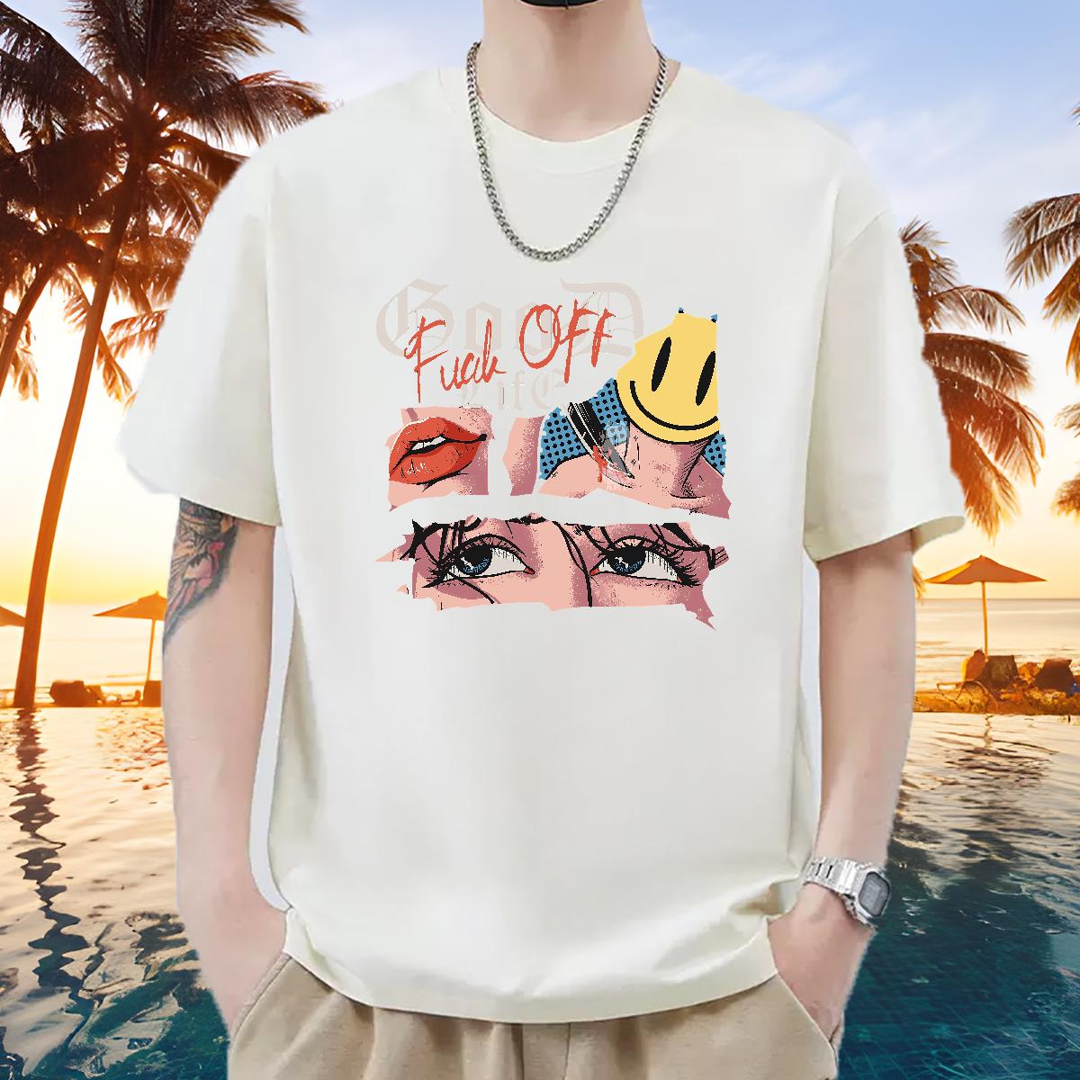 Fashion Designer Man T Shirts Oversized S-3XL Men Tops Tees Outdoor Cotton O Neck Short Sleeves High Quality Tees Shirts