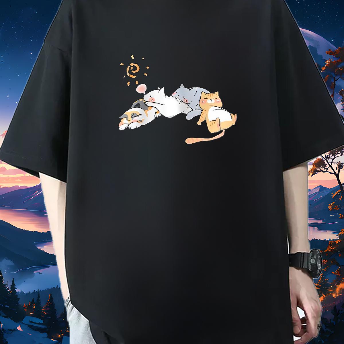 Comfortable T Shirts Men Spring Summer Short Sleeve Cotton O-Neck Mens Tshirts Classic Plus Size Custom Tops Tees