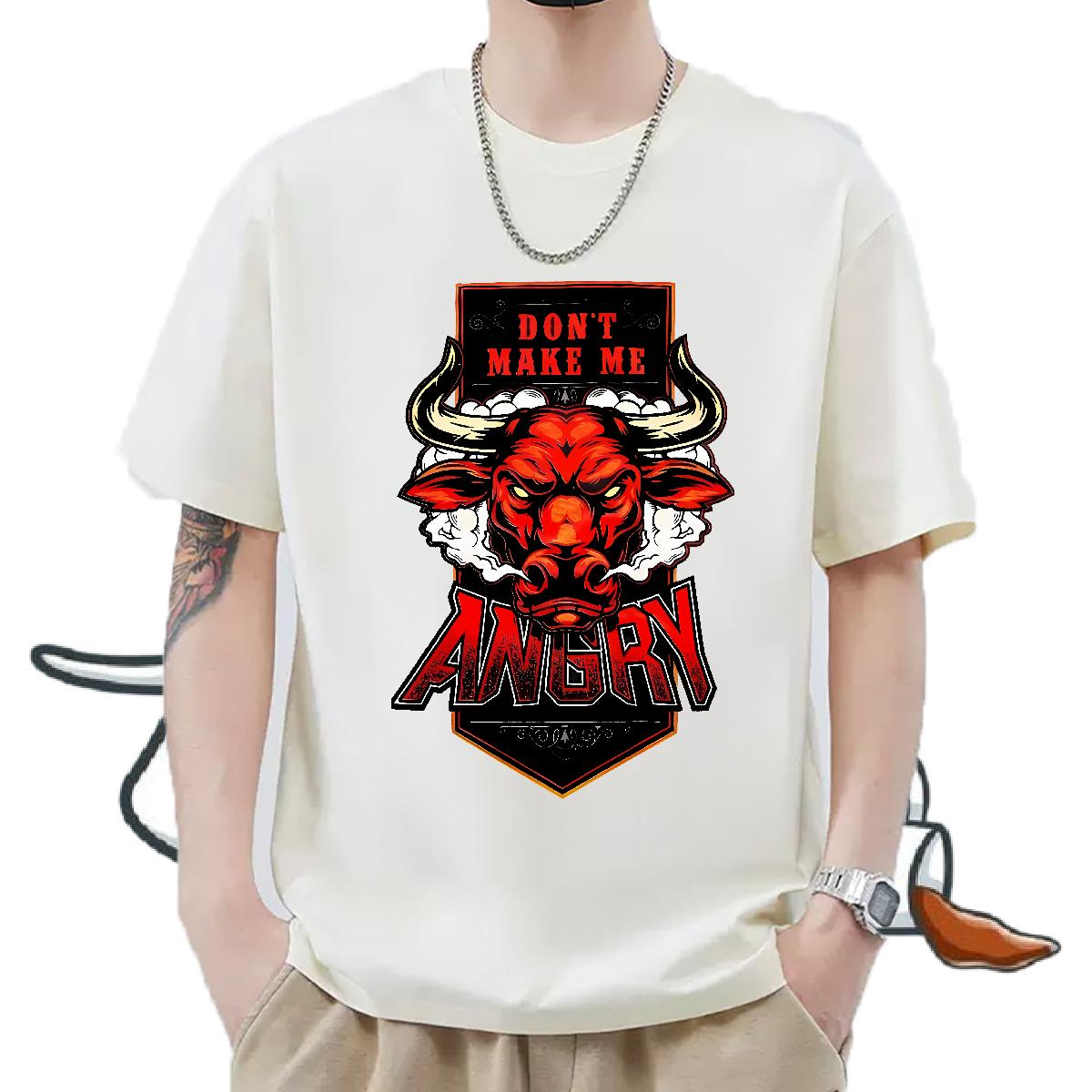 Brand T-Shirts Cartoon Printing S-3XL Men Clothes T-Shirt Beach Breathable Crew Neck Cotton High Quality Tops