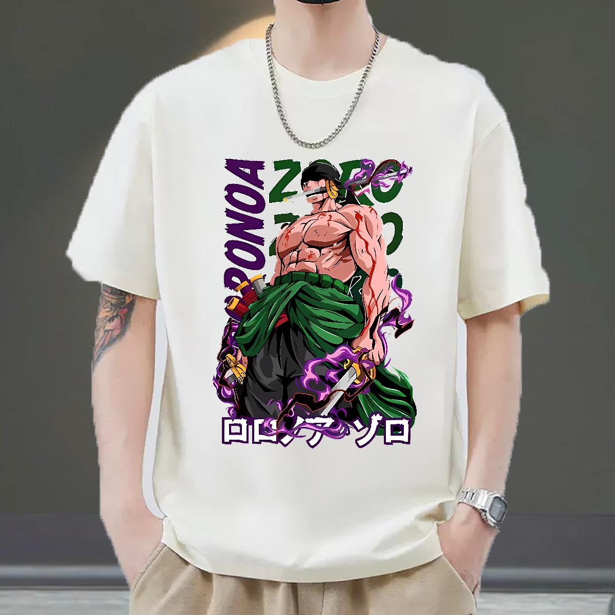 Brand T-Shirts for Men DIY Couples T Shirts Anime Printing Street 180g Cotton Comfortable Tshirts