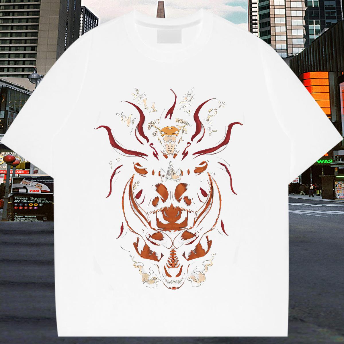 2024 T Shirt For Woman Cotton Breathable Short Sleeve DIY Anime Tops Beach Designer Tshirt for Man Woman