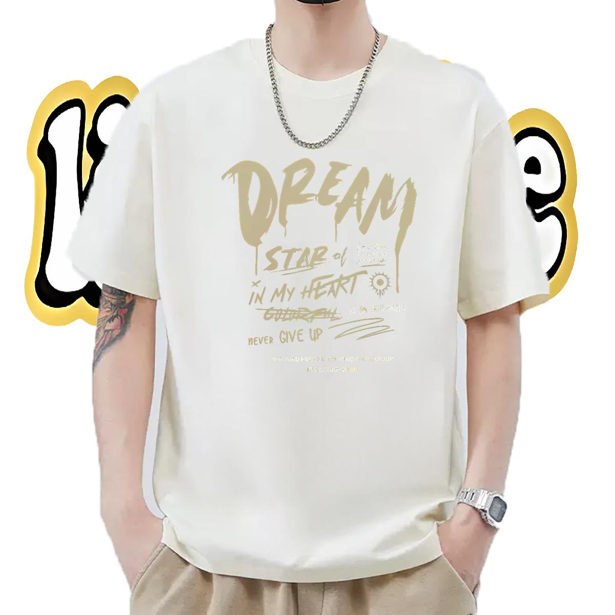 Brand Man T Shirts Plus Size Custom Hip Hop Men Tees Breathable Crew Neck Classic