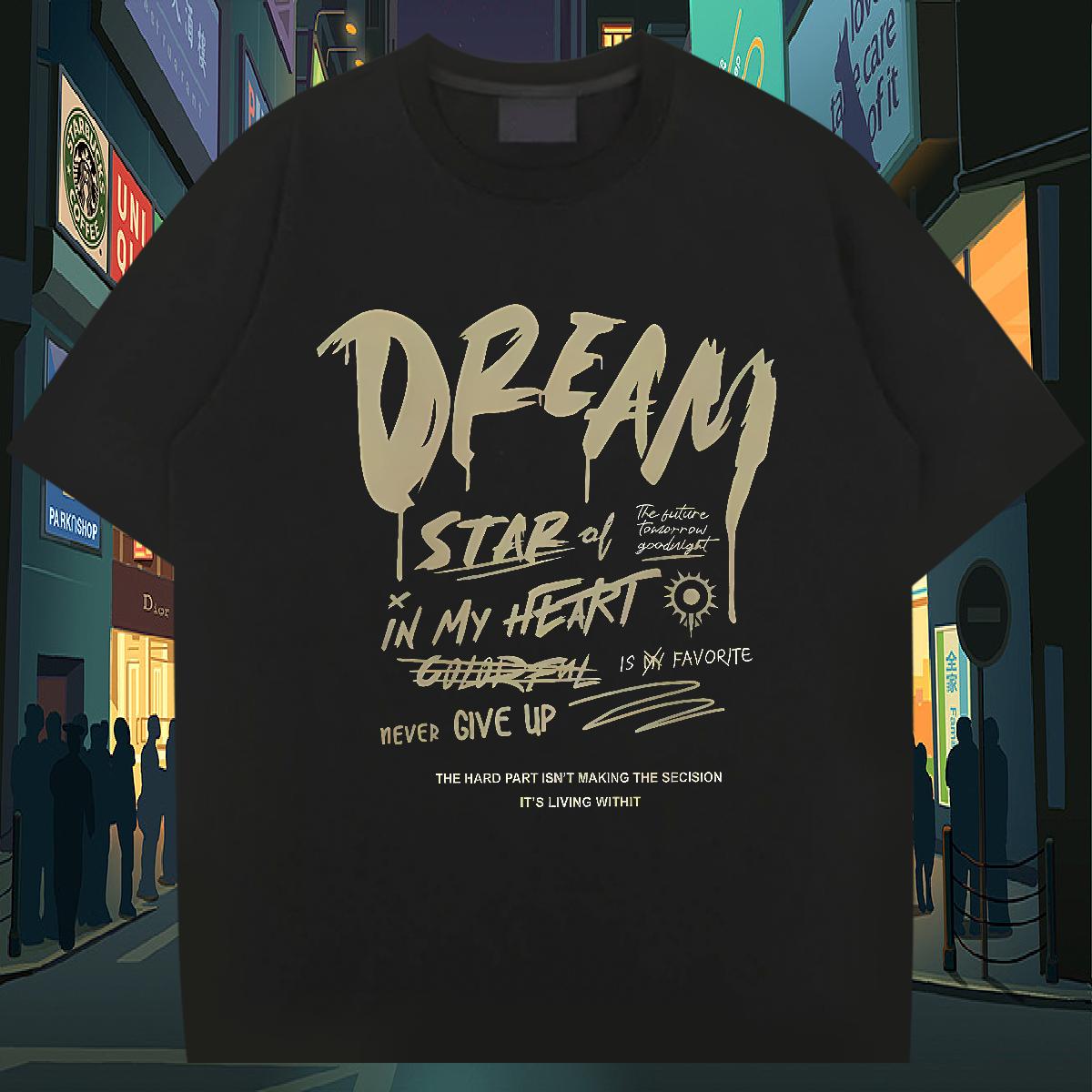 Classic Men T Shirts Anime Couples T Shirts Anime Printing Street Crew Neck Cotton Breathable Loose Fit Clothes