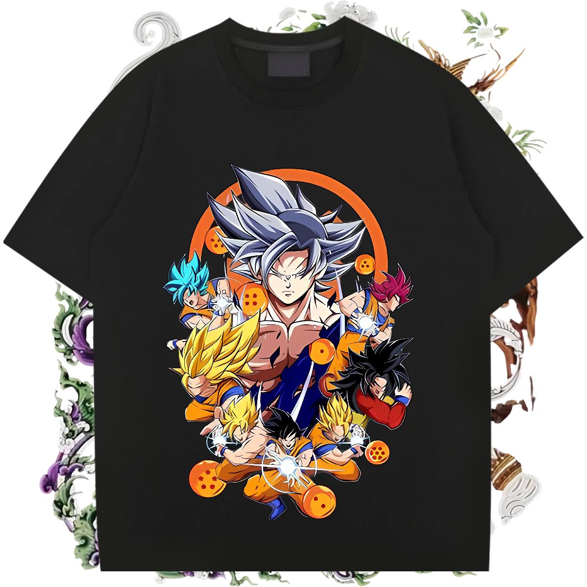 New Men T Shirts 180g Cotton Beach Men Tshirts DIY Anime Cool Clothes