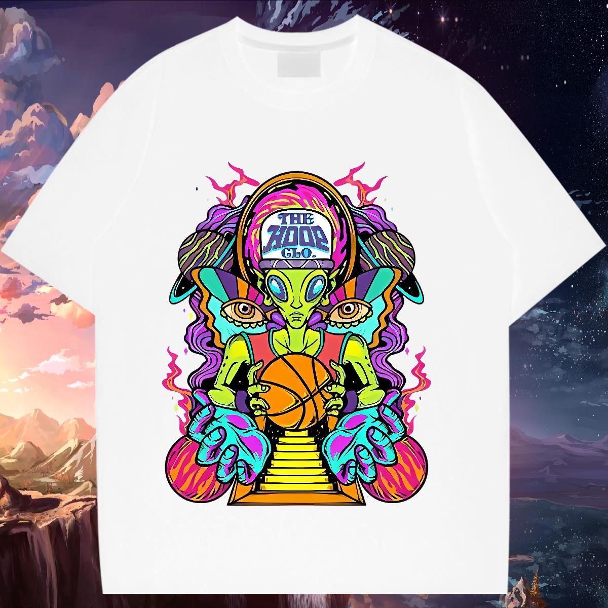 Loose Fit T-Shirts for Men Daily Outfit Cotton Breathable Soft Men Tops Tees Custom Graphic Tops Shirt