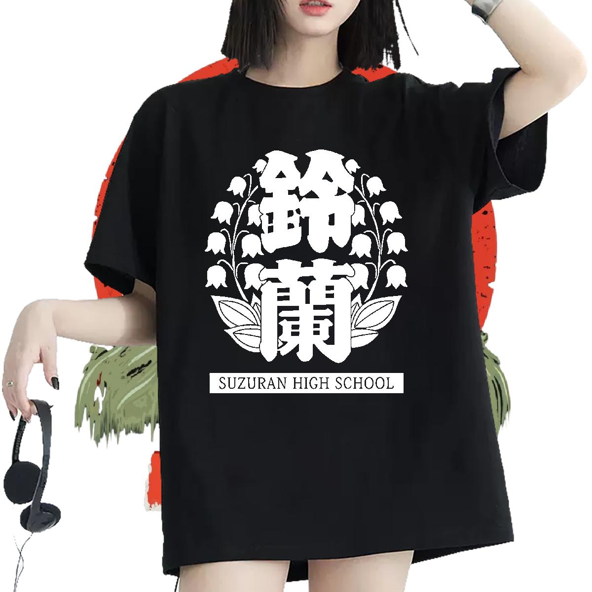 High quality Womens T Shirts Breathable Crew Neck Tees Casual Factory Direct Couples T Shirts Anime