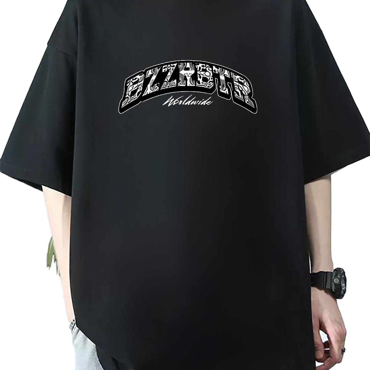 Cool Design Mens T Shirts Street Wear Cotton O Neck Short Sleeves Men Tshirts DIY DIY Anime Tops Shirt