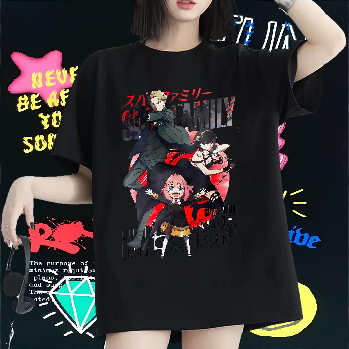 Classic T-Shirts for Women Breathable Short Sleeve Casual Beach Womens Tshirts Plus Size Cartoon Popular Clothes Shirt
