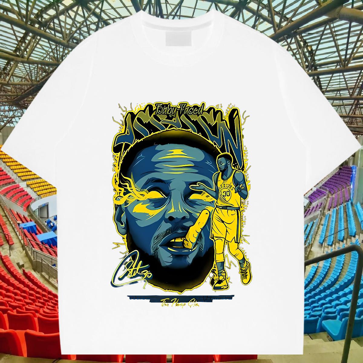 New Arrival Mens T Shirts DIY Printed Men Tops Tees Street Casual Cotton O Neck Short Sleeves 5A Clothes