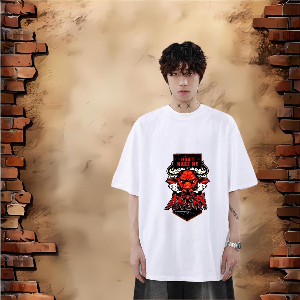 Cool Men Tees Breathable Short Sleeve High Street Hip Hop Man T Shirts Custom Print Oversized Casual New Polos