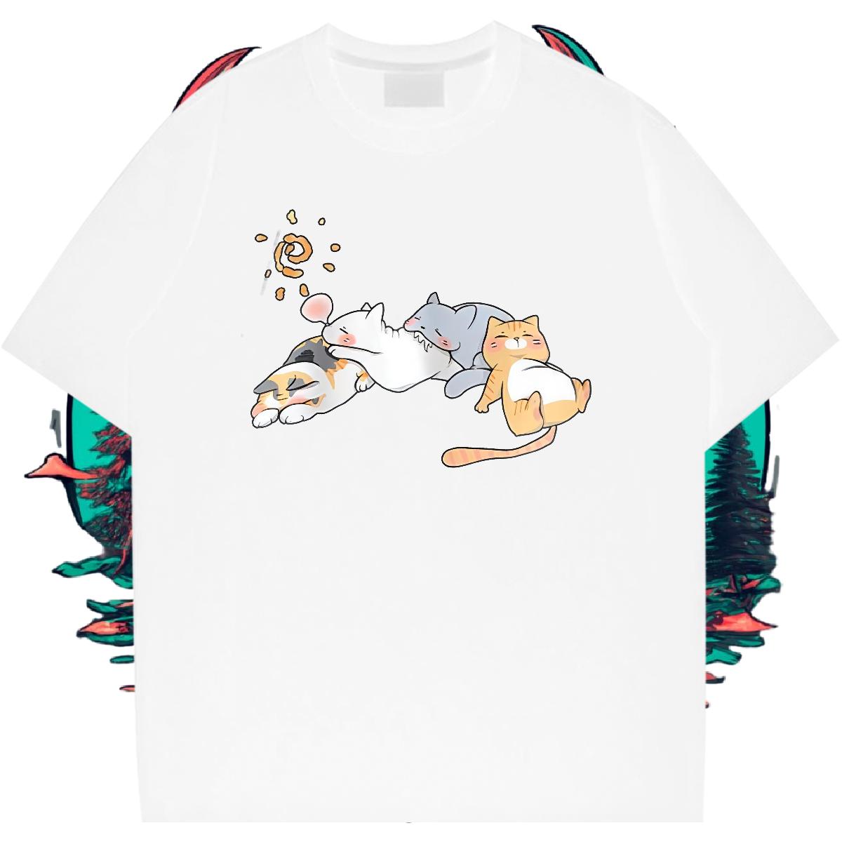 Comfortable Men Tshirts Short Sleeve Cotton O-Neck Home Outdoor T Shirts Men DIY Customized Clothings