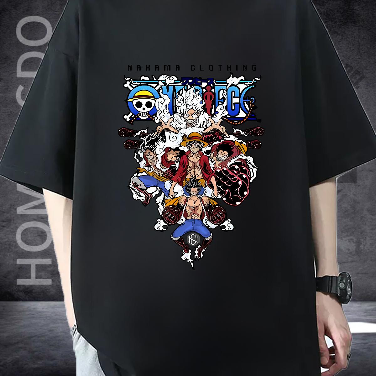 Fashion Design Man T Shirts DIY Anime Tshirts Hip Hop Street Breathable Short Sleeve Wholesale Top Tees