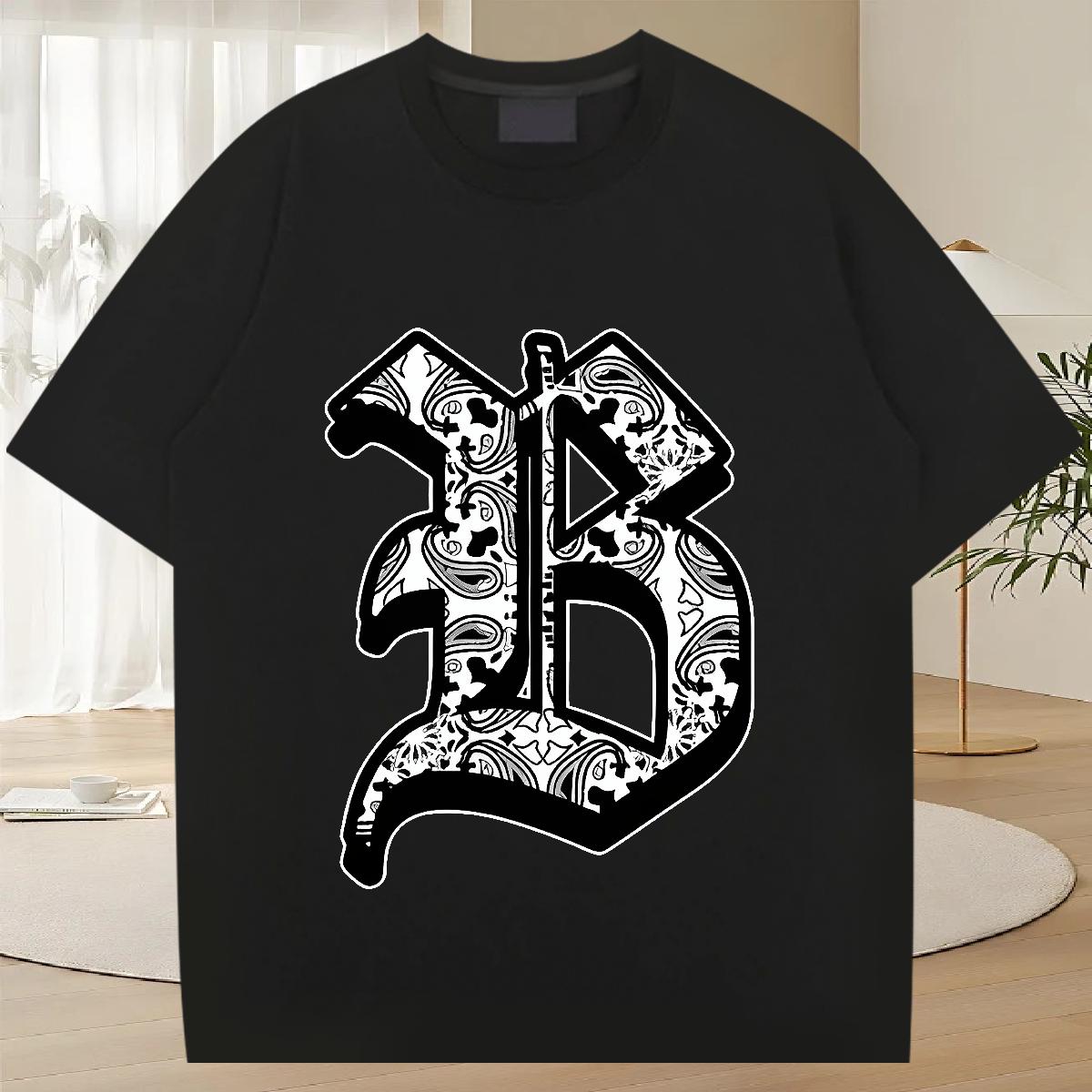 Fashion T-Shirts for Men Custom Printed Men Clothes T-Shirt Casual Beach Round Neck Short Sleeve Soft Wear