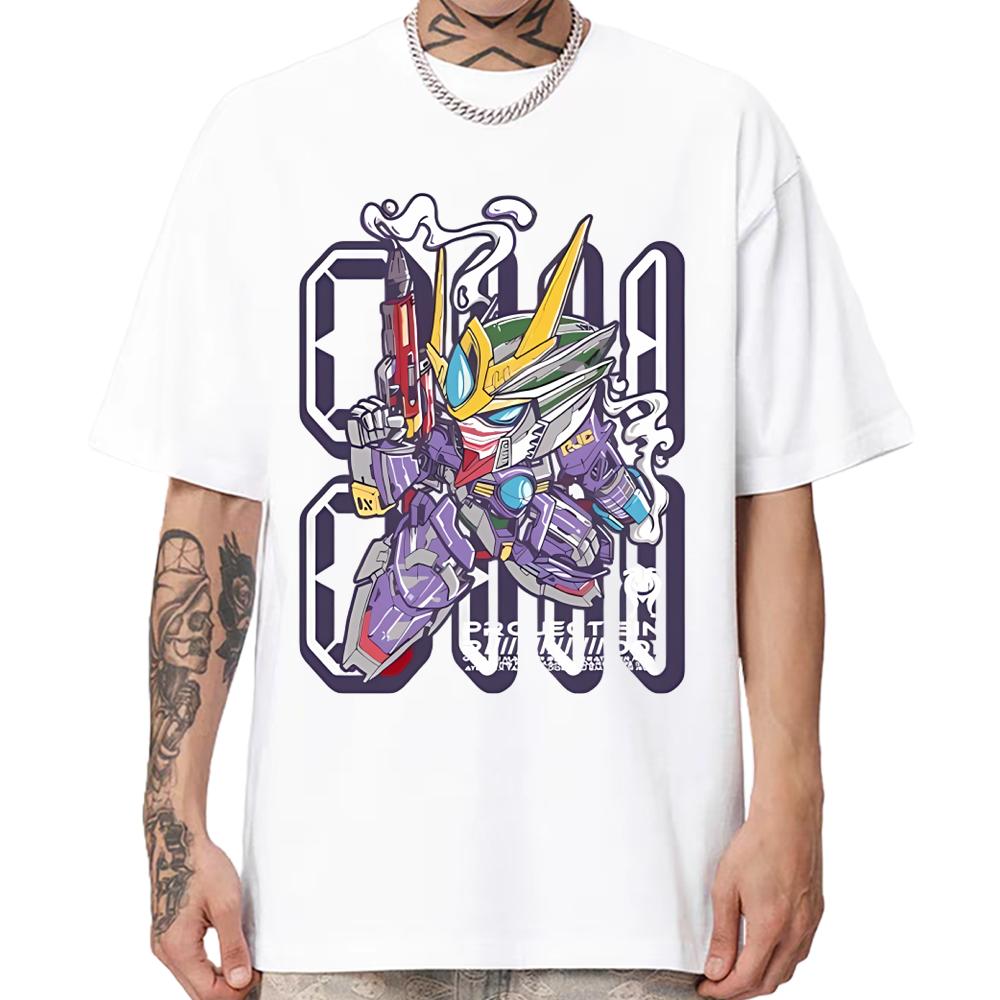 Unisex Men Tees 180g Cotton Hip Hop Street T shirt DIY Printed 2024 Summer Wear